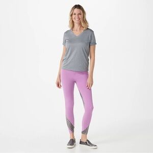 Soulgani Active California Love Twin Soul Leggings Violet Stone Size Large